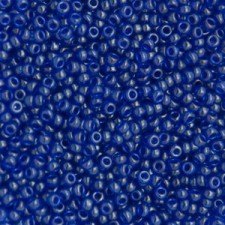 Miyuki rocailles Perlen 11/0 - Transparent cobalt luster 11-176